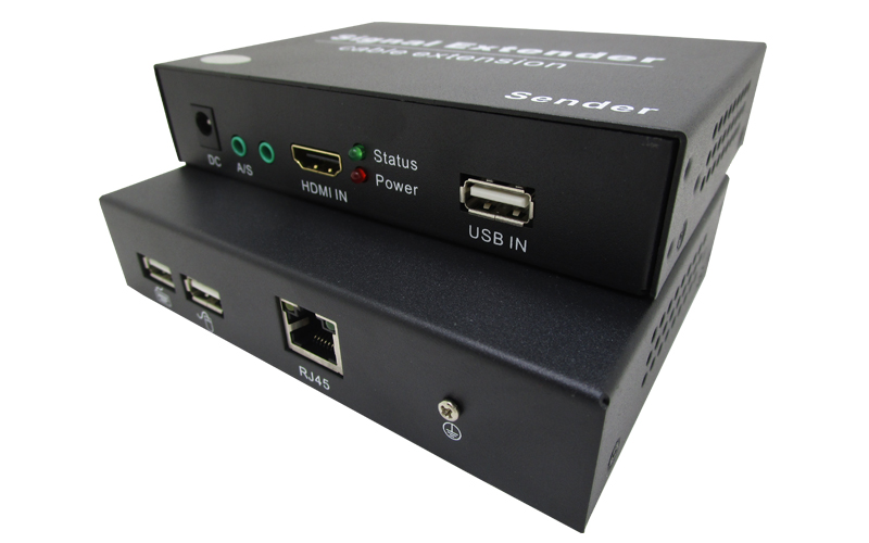 HDF-130HU(HDMI+USB鍵鼠+Audio/遠(yuǎn)程開關(guān)機(jī)/RS485延長(zhǎng)130米)