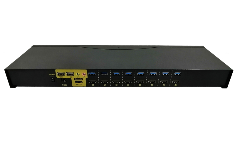 HU-801A(HDMI+USB鍵鼠8口KVM切換器)